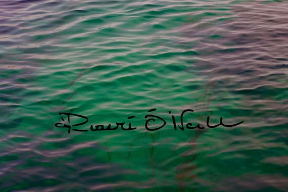 Green Seas, Ocean Ripples, Atlantic Ocean Limited Edition Photograph on Canvas