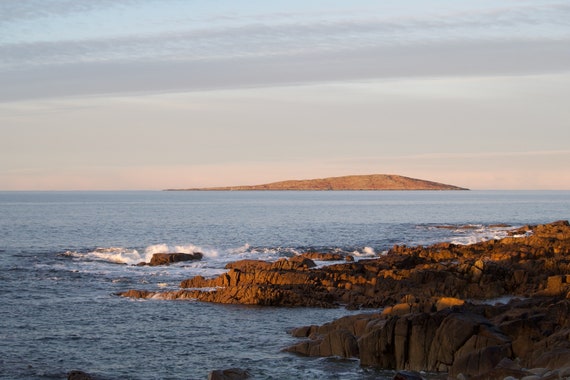 Deer Island Connemara, Limited Edition, Atlantic Ocean, Ireland, Irish Landscape, Limited Edition Acrylic Ready to Hang Photograph