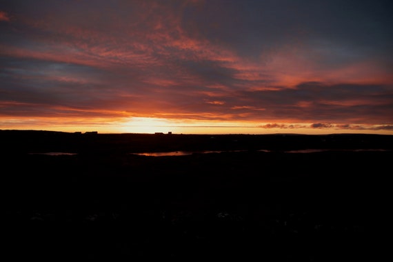 Sunrise at Scoil Na hÁirde, Limited Edition Acrylic Laminated Ready To Hang Photograph, Connemara, Home Office Decor, Powerful Photo