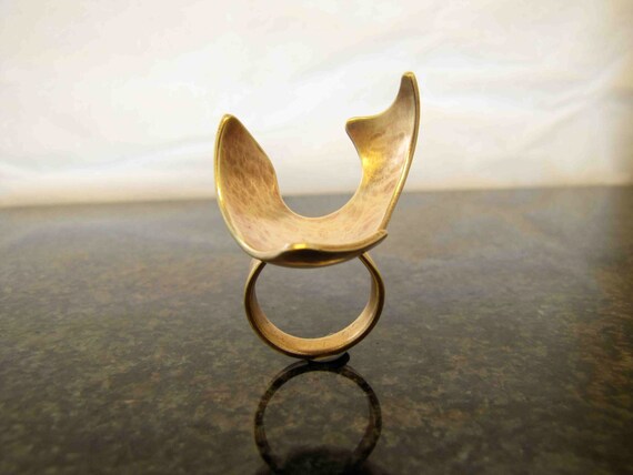 Boudicca Celtic Statement Bronze Ring