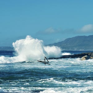 Stampa su carta fine art dell'oceano Atlantico di Roundstone Errisbeg Big Wave