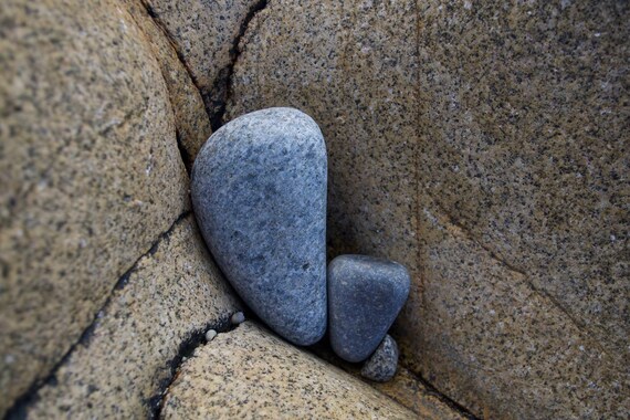 Three Stone, Rocks, Blue, Atlantic Ocean, Connemara, Limited Edition Acrylic laminated Photo