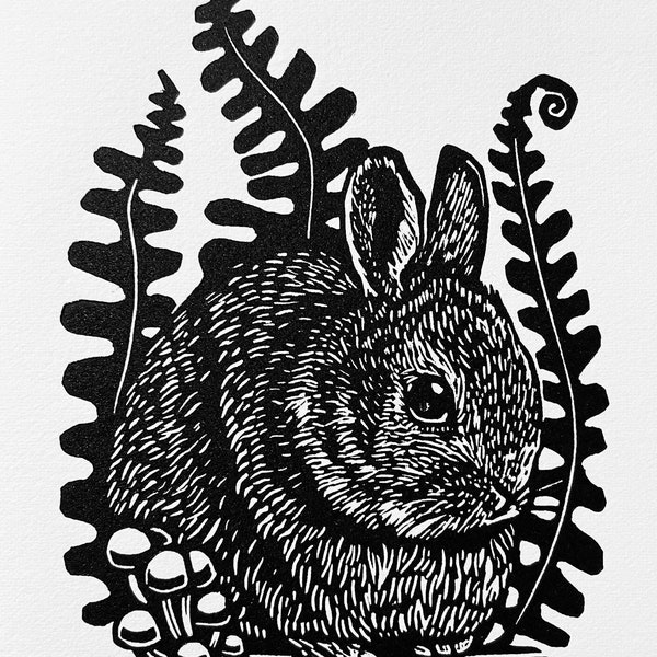 Linoleum Print - Etsy