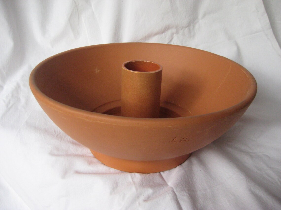 Patio Umbrella Table Terracotta Planter Etsy