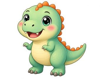 Tiny Rex Twitch-emotes, een pakket van 16 schattige kawaii-dinosaurussen voor Discord en Kick Streamers.