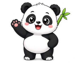 Lazy Panda Twitch-emotes, Kawaii Sleepy Bear-pakket voor Discord & Kick (digitale download)