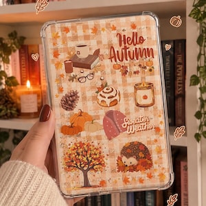 Inlegvel voor Kindle-hoesje met herfstthema (digitale download) voor Paperwhite en Basic