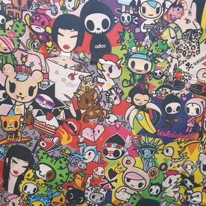 Toki Doki Cotton Print