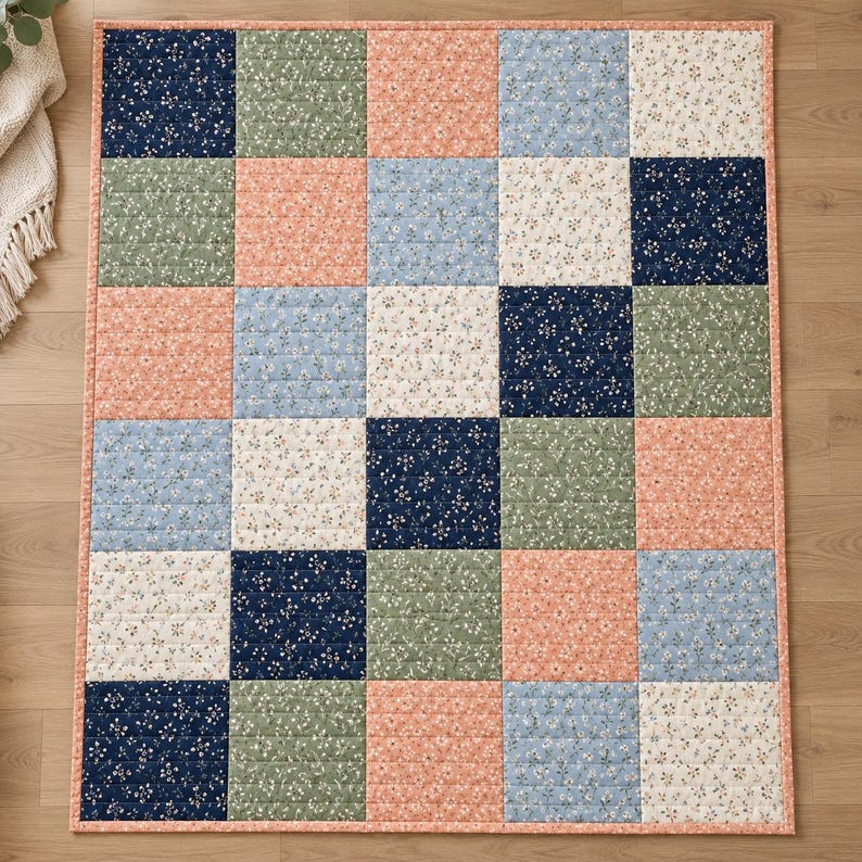 Terracott Quilt Pattern Layer Cake Quilt Pattern PDF, 24 Easy Quilt Layouts for Beginners ...