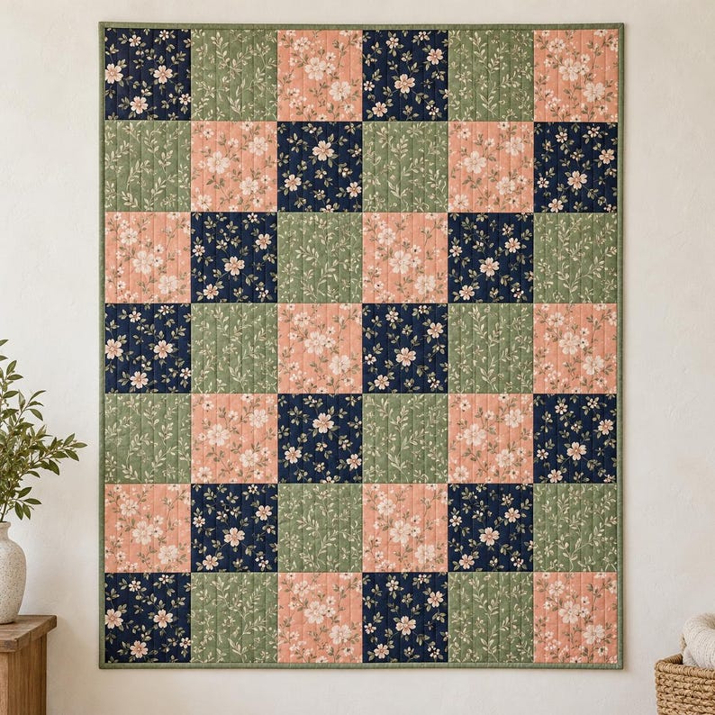 Terracott Quilt Pattern Layer Cake Quilt Pattern PDF, 24 Easy Quilt Layouts for Beginners ...