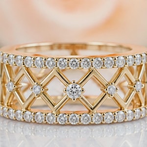 Infinity Oura Ring Cover Sparkel luxury Moissanite Diamond Sterling Silver