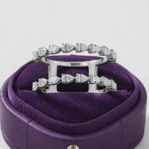 Anillo Oura 5 de plata, funda de plata de ley 925, protector de anillo inteligente, cubierta para anillo Oura 5, envoltura de anillo apilable, regalo de cumpleaños y aniversario para ella.