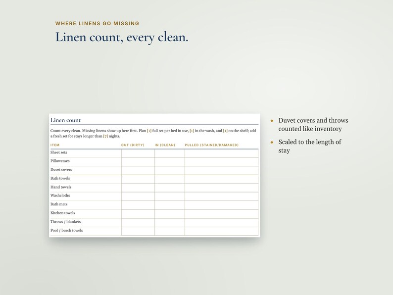 Airbnb Cleaning Checklist, Turnover Checklist for Cleaners, Editable Word & Google Docs, Vacation Rental Cleaning SOP 画像 4