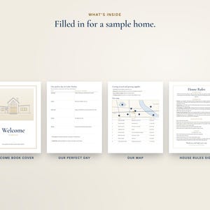 Airbnb Host Bundle, STR Host Starter Kit, Welcome Book, House Rules, Cleaning Checklist, Guest Messages, Signs, Spreadsheets, Word, Canva image 6