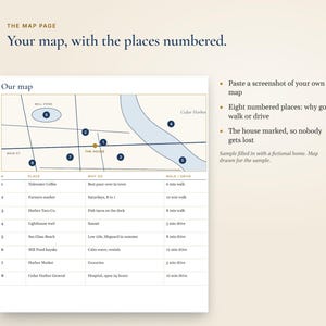 Airbnb Welcome Book Template, House Manual and Local Guide, Vacation Rental Welcome Binder, Canva and Word image 5