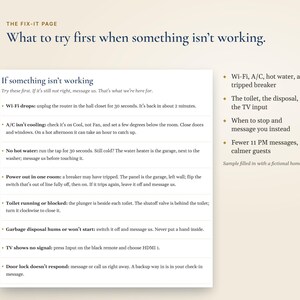 Airbnb Welcome Book Template, House Manual and Local Guide, Vacation Rental Welcome Binder, Canva and Word image 3