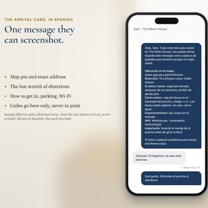 Bilingual Airbnb Message Templates English Spanish, Mensajes para Huéspedes, Guest Message Pack imagen 2