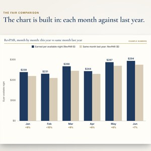 Airbnb Pricing and Occupancy Tracker Spreadsheet, Vacation Rental Income Tracker, ADR RevPAR, Excel image 4