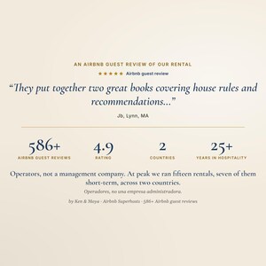 Bilingual Airbnb Welcome Book English Spanish, Libro de Bienvenida, House Manual and Local Guide, Vrbo Short Term Rental, Word, Canva bild 8