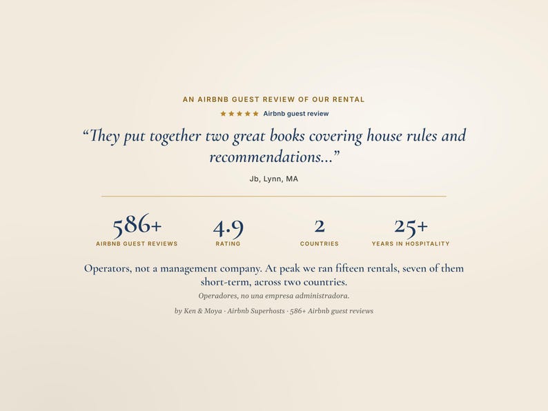 Bilingual Airbnb Welcome Book English Spanish, Libro de Bienvenida, House Manual and Local Guide, Vrbo Short Term Rental, Word, Canva bild 8