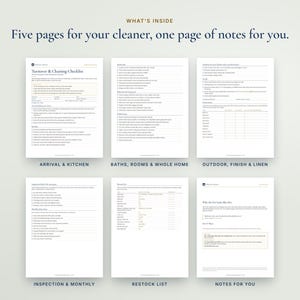 Airbnb Cleaning Checklist, Turnover Checklist for Cleaners, Editable Word & Google Docs, Vacation Rental Cleaning SOP 画像 2