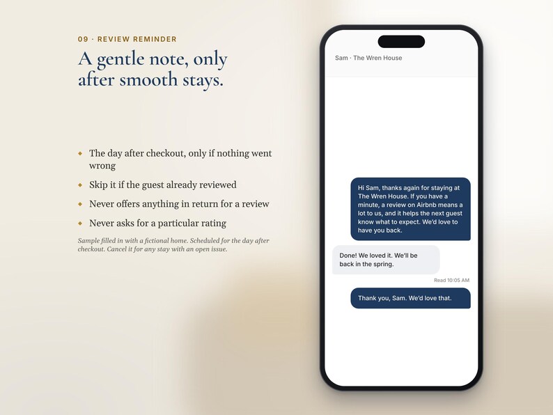 Airbnb Message Templates, Guest Message Pack, 9 Guest Messages and 2 Saved Replies, Arrival Card immagine 4