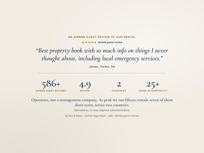 Bilingual Airbnb Host Bundle English Spanish, Welcome Book, House Rules, Cleaning Checklist, Messages, Signs, Vrbo Short Term Rental image 7