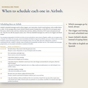 Bilingual Airbnb Message Templates English Spanish, Mensajes para Huéspedes, Guest Message Pack imagen 3