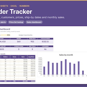 Planilha de controle de pedidos, clientes e vendas para pequenas empresas (download digital)