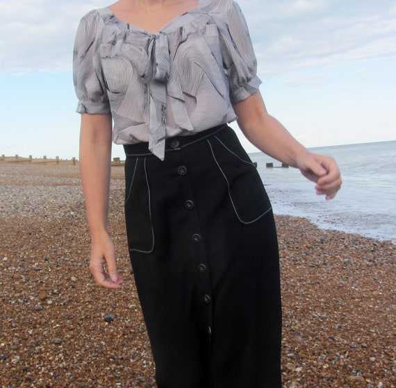 40s midi skirt