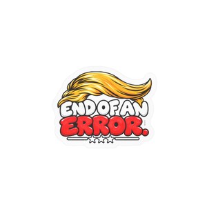 End of an Error Sticker