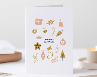 Season's Greetings – Letterpress Card