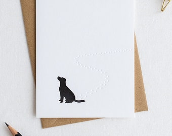 Labrador - Letterpress Christmas Card