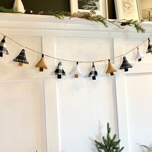 Buffalo Plaid Garland, Caminetto, Colori Espresso immagine 7