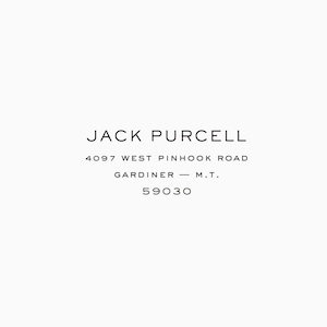 Custom Return Address Stamp in Rubber or Self Inking for Wedding, Business, or Personalized Mail