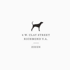 Custom Rubber Dog Breed Address Stamp