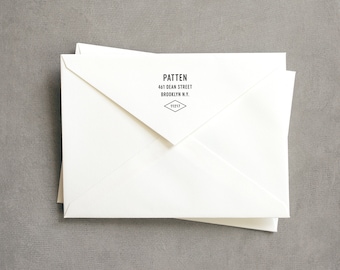 Modern Self Inking Address Stamp | Custom Address Stamp for Wedding, Business, Personalized Mail