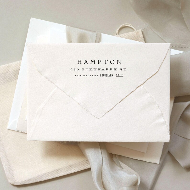 Vintage French Address Stamp Envelope Addressing Etsy