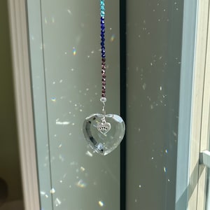 Rainbow Bridge Sun Catcher, Crystal Sun Catcher, Pet Memoriam, Pet Loss, Dog Lover, Cat Lover, Pet Bereavement, Gift Under 40  1967S