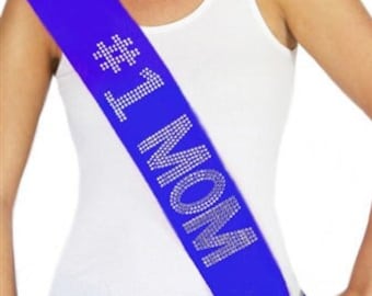 Mothers Day Gift • Rhinestone Mom Sash • Worlds Greatest Mom Sash • Mothers Day Gift • Gift for Mom • Mothers Day Ideas • Mama • Mum • Mamma