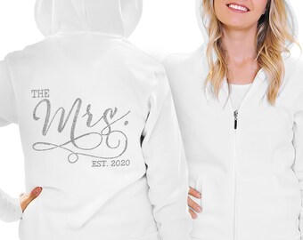 white bride tracksuit