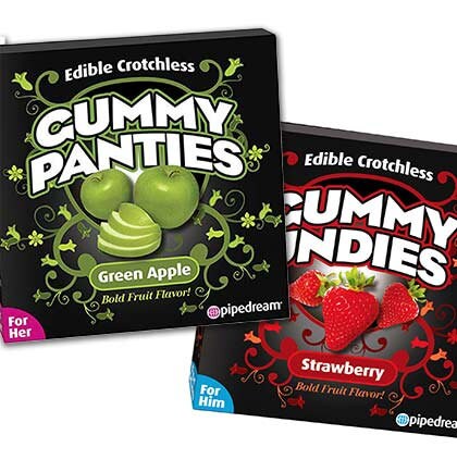 Bachelorette Party Candy Gummy Underwear, Edible Undies, Lingerie