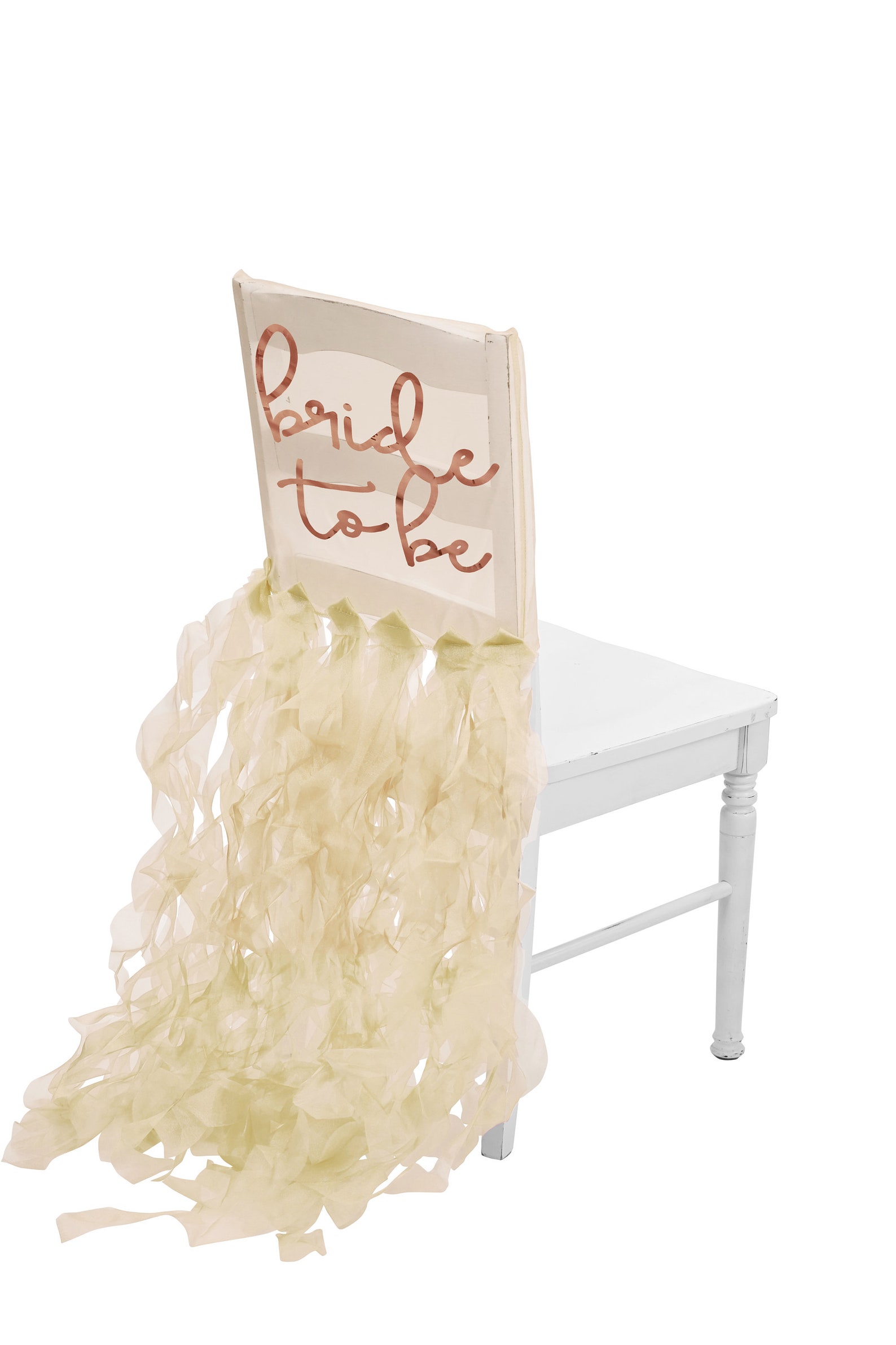 Bride Chair Cover Bride to Be Bride Gifts Bridal Shower Etsy