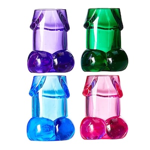Bachelorette Party Ideas • Bachelorette Party Favor Shot Glasses • Gay Bachelor Supplies image 2