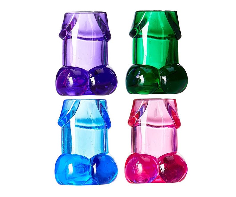 Bachelorette Party Ideas • Bachelorette Party Favor Shot Glasses • Gay Bachelor Supplies image 2