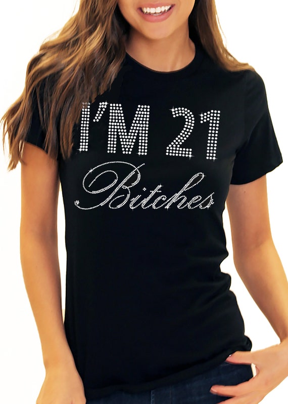 2 Schnapsgläser Zum 21. Geburtstag – Mit Aufschrift „I'm 21 Bitches“, 42,5 Ml, Perfektes Geschenk