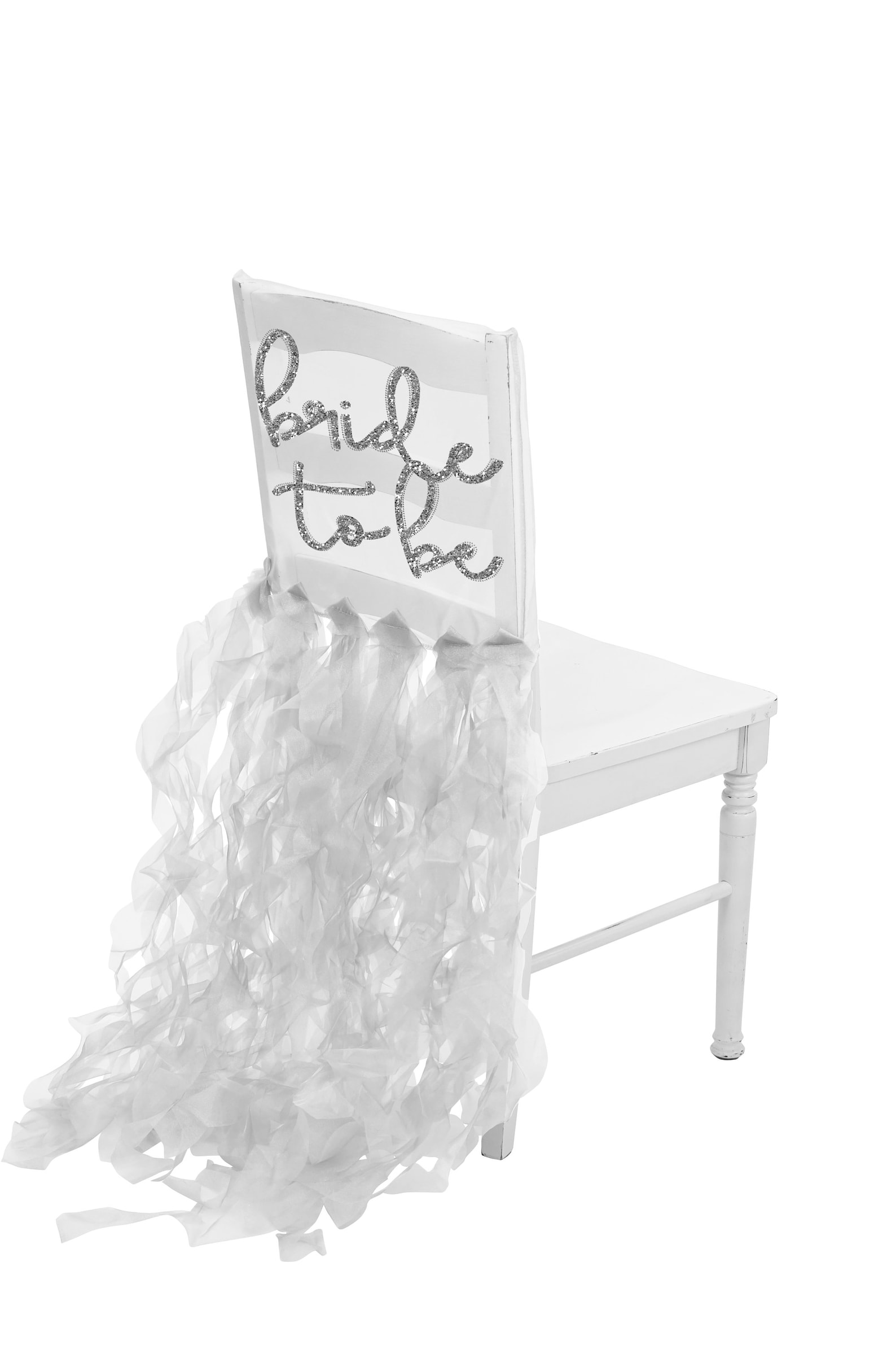 Bridal Chair Cover Bride to Be Organza Chair Cover Bridal Etsy