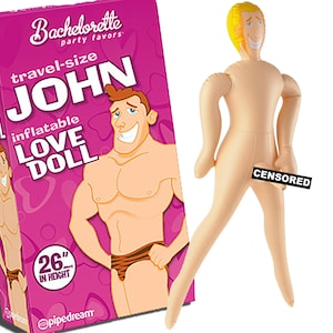 Blow Up Doll • Inflatable Guy • Giant Blow Up Penis • Party Favors • Party Games • Gag Gift • Dick Innuendo • Bachelorette Party Gag Gifts