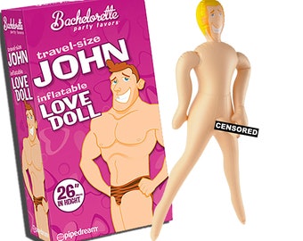 Bachelorette Blow Up Doll • Inflatable Guy • Giant Blow Up Penis • Party Favors • Willy Straws • Dick Penis Straws • Party Games • Gag Gift