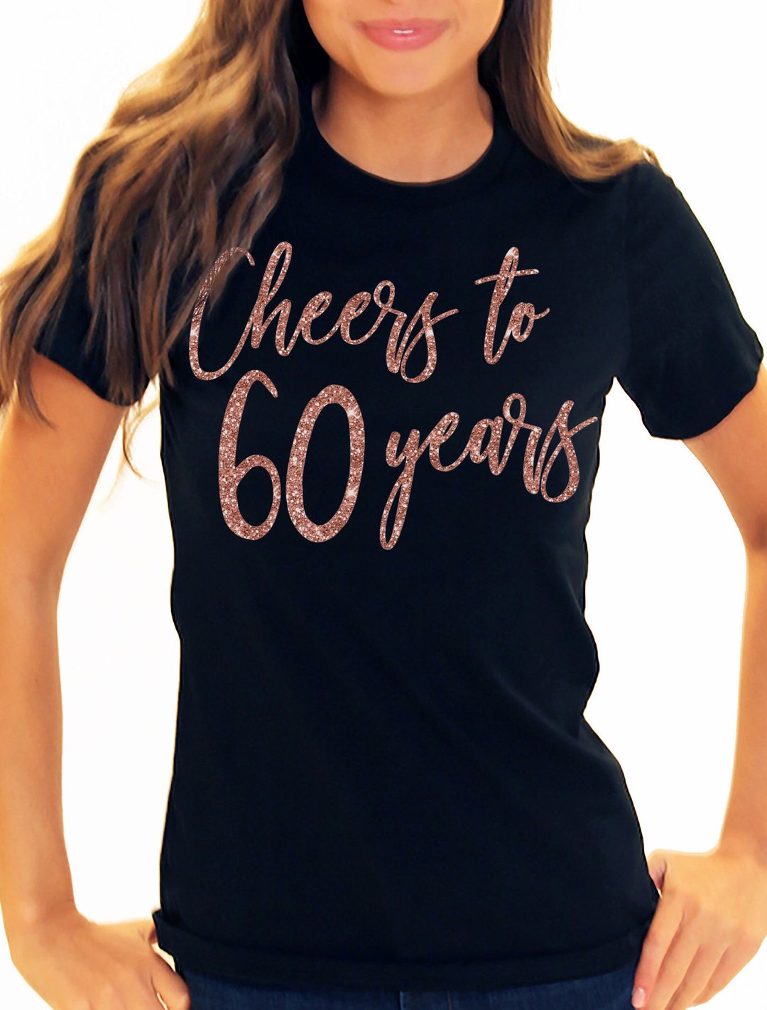 60th Birthday Shirt Cheers to 60 Years Tshirt Sixty Birthday Sixtieth ...